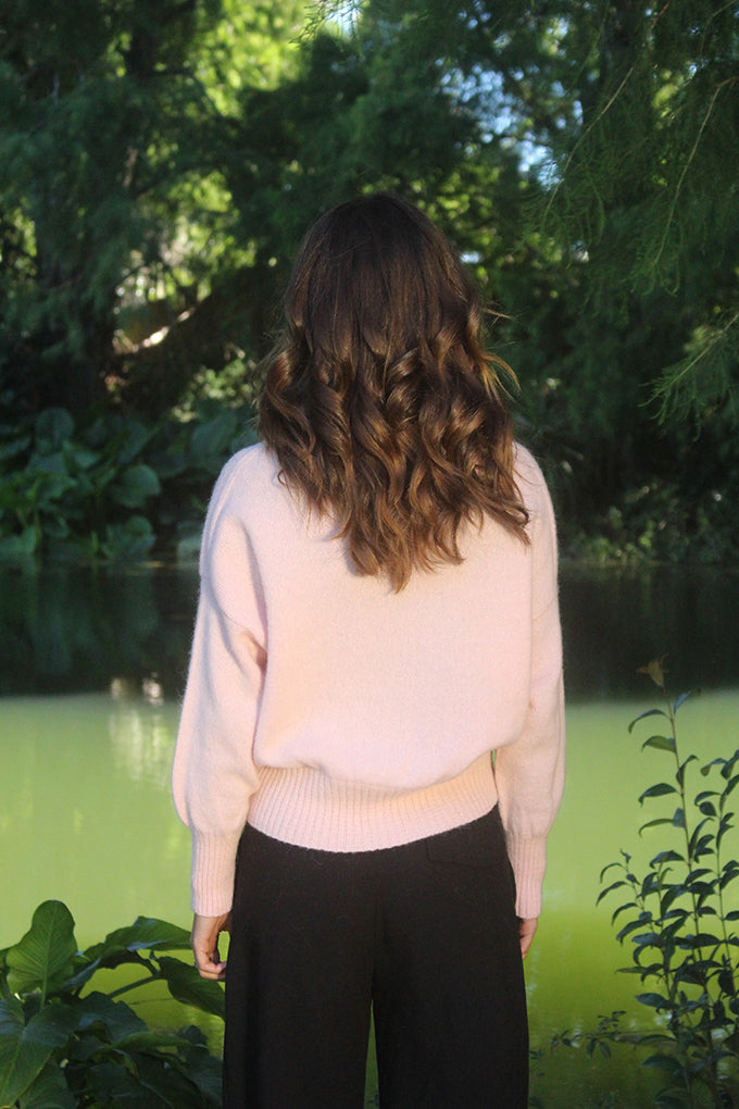 Alpaca Enclave Cardigan - Blush