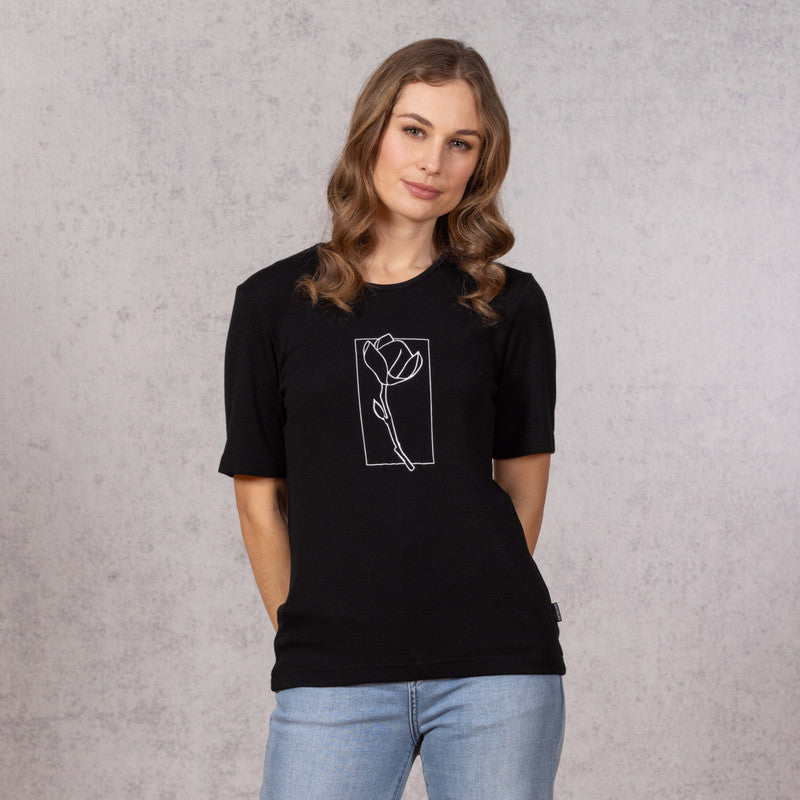 Bay Road Merinos - Magnolia Crew T-Shirt.