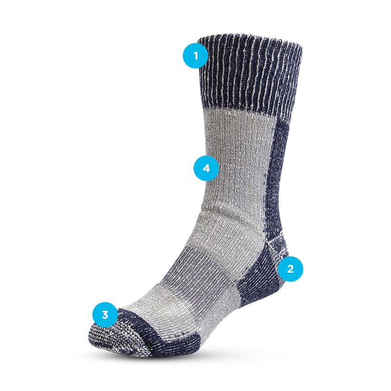 Merino Wool - Extreme Boot Outdoor Socks - Unisex - $29 a PAIR or 2 FOR $52
