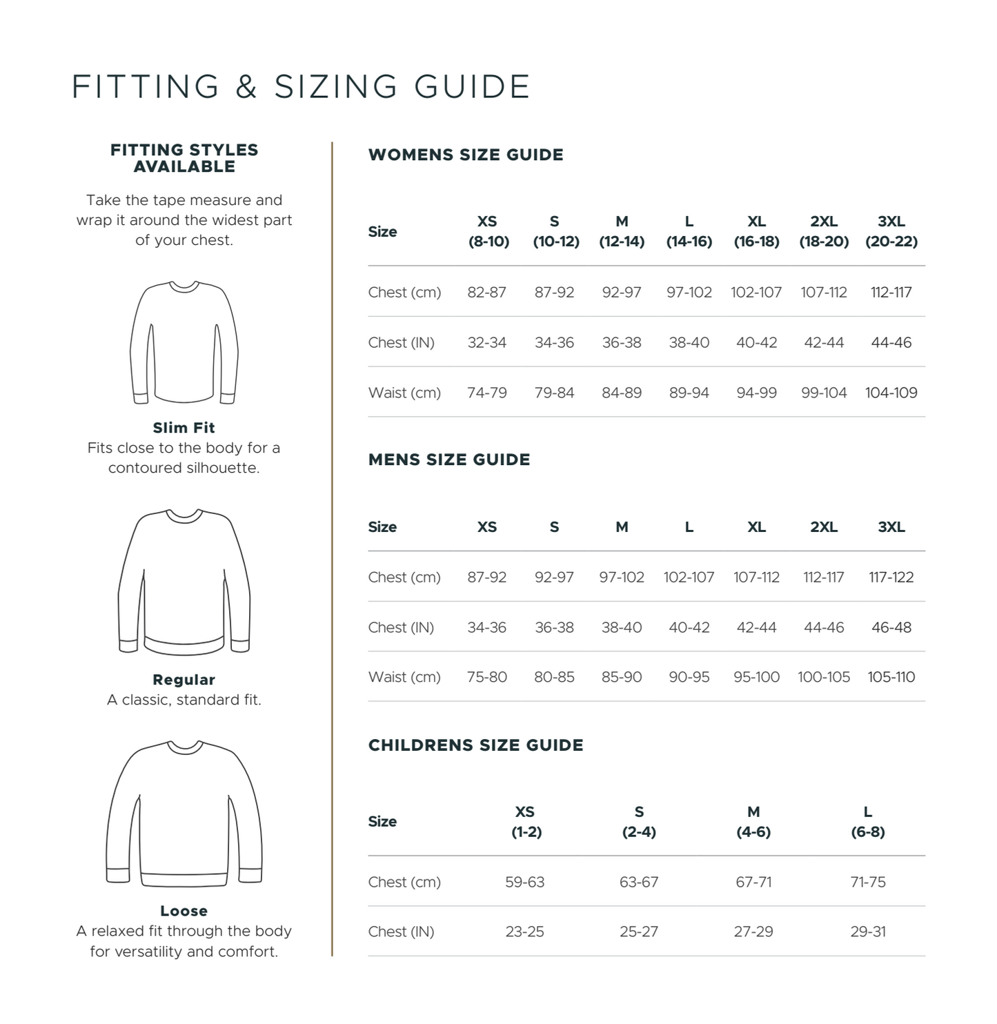 Size Guide