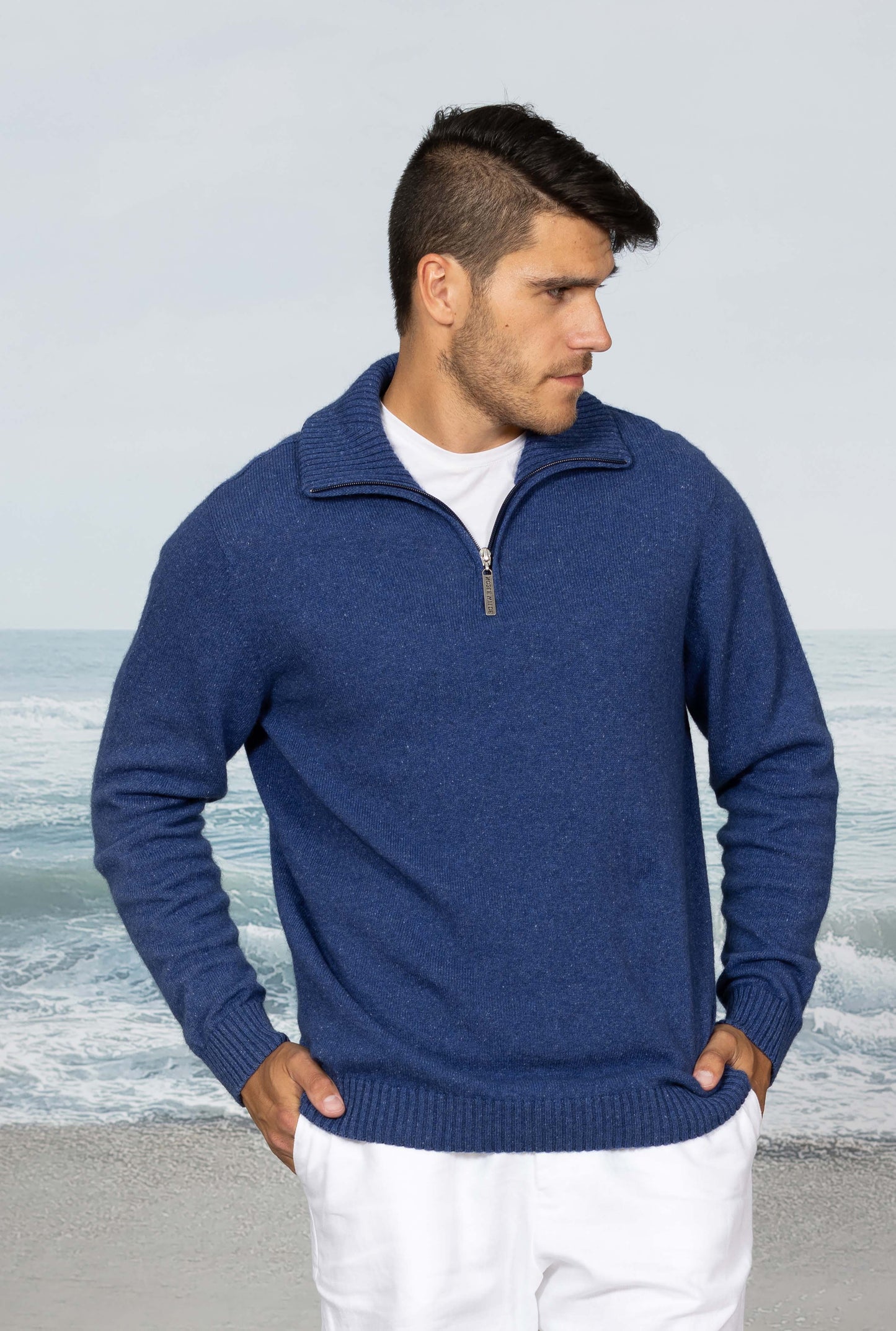 Mens Half Zip - Saisons - Summer Possum