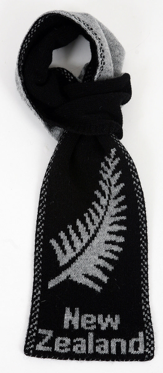 NZ Fern Loop Scarf - Merino Lambswool