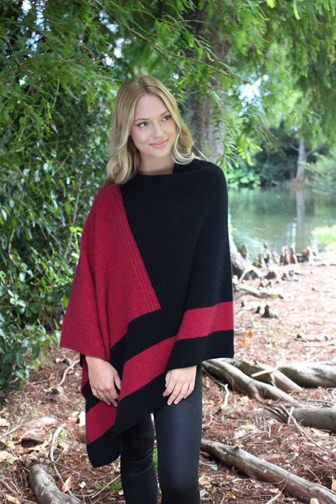 Coset Poncho - Possum Merino