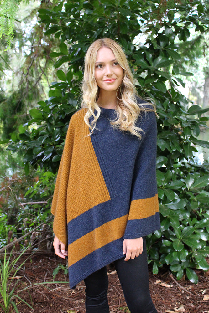 Coset Poncho - Possum Merino