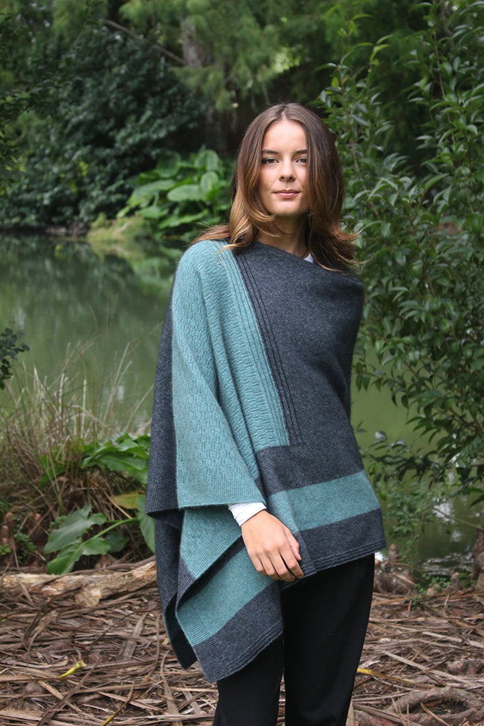 Coset Poncho - Possum Merino