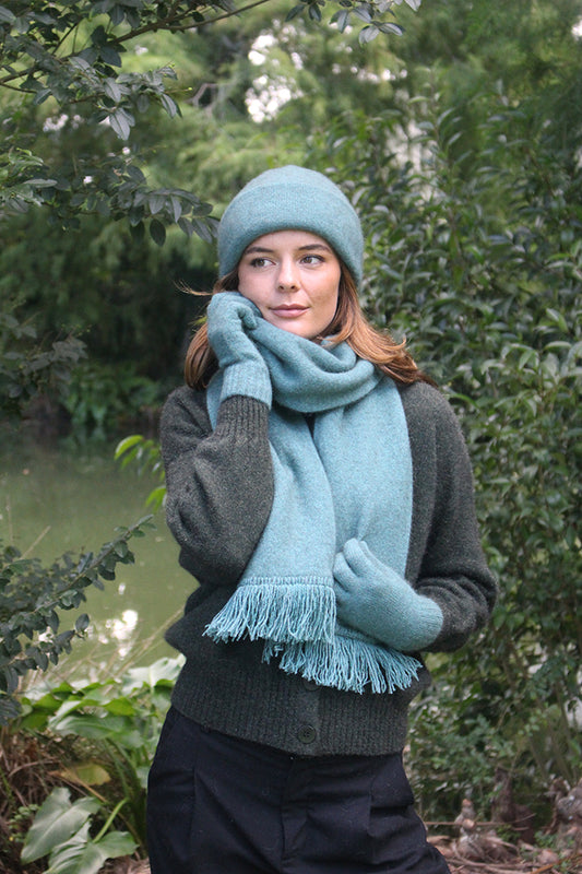 Plain Scarf - Unisex - Possum Merino
