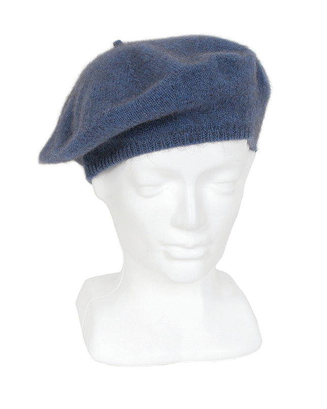 Plain Beret - Possum Merino