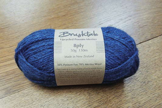 Brushtale Yarn 8 Ply - Azure
