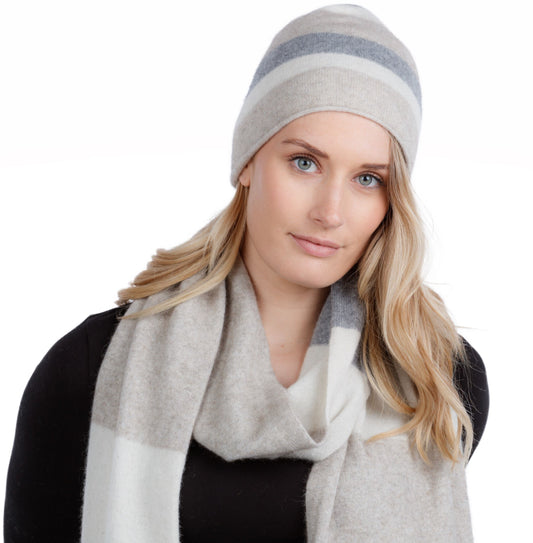 Lightweight, warm and soft this beanie is truly the ultimate in luxury headwear! Pair with the travel scarf or add in the travel wrap too for a stylish trio. Available in one size only. Made from possum, merino & silk by Native World at Manawatu Knitting Mills, Palmerston North, NZ.