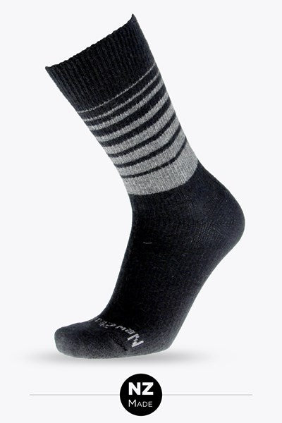 Merino Possum - Fine Knit Stripe Socks - Unisex - $35 each or 2 for $65