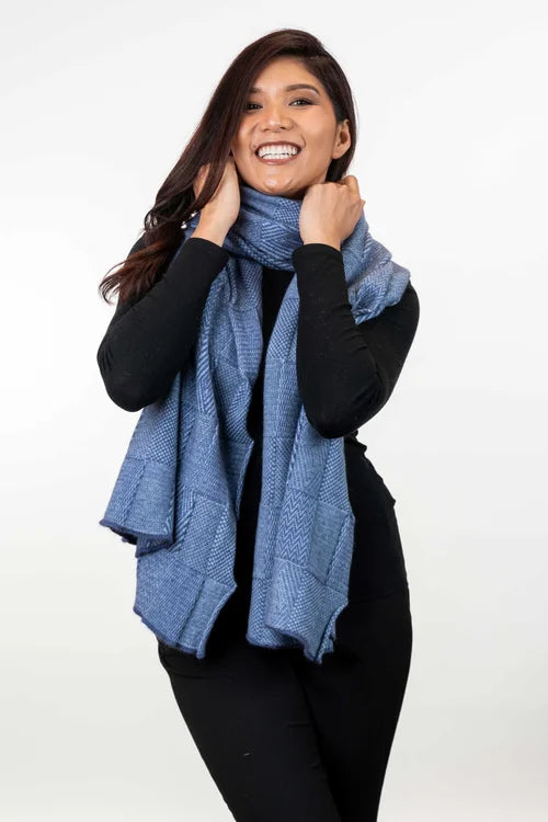 Jacquard Wrap - Possum Merino