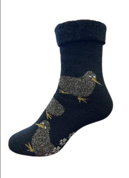 Bed Socks - NZ Kiwi or Silver Fern - Unisex - $32 a PAIR or 2 FOR $60