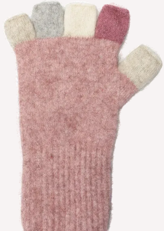 Luxury Blend multi-coloured fingerless gloves will be your new favourite this season. Available in a range of colours, so lovely you might just need more than one pair!! OSFM. By Native World, NZ.