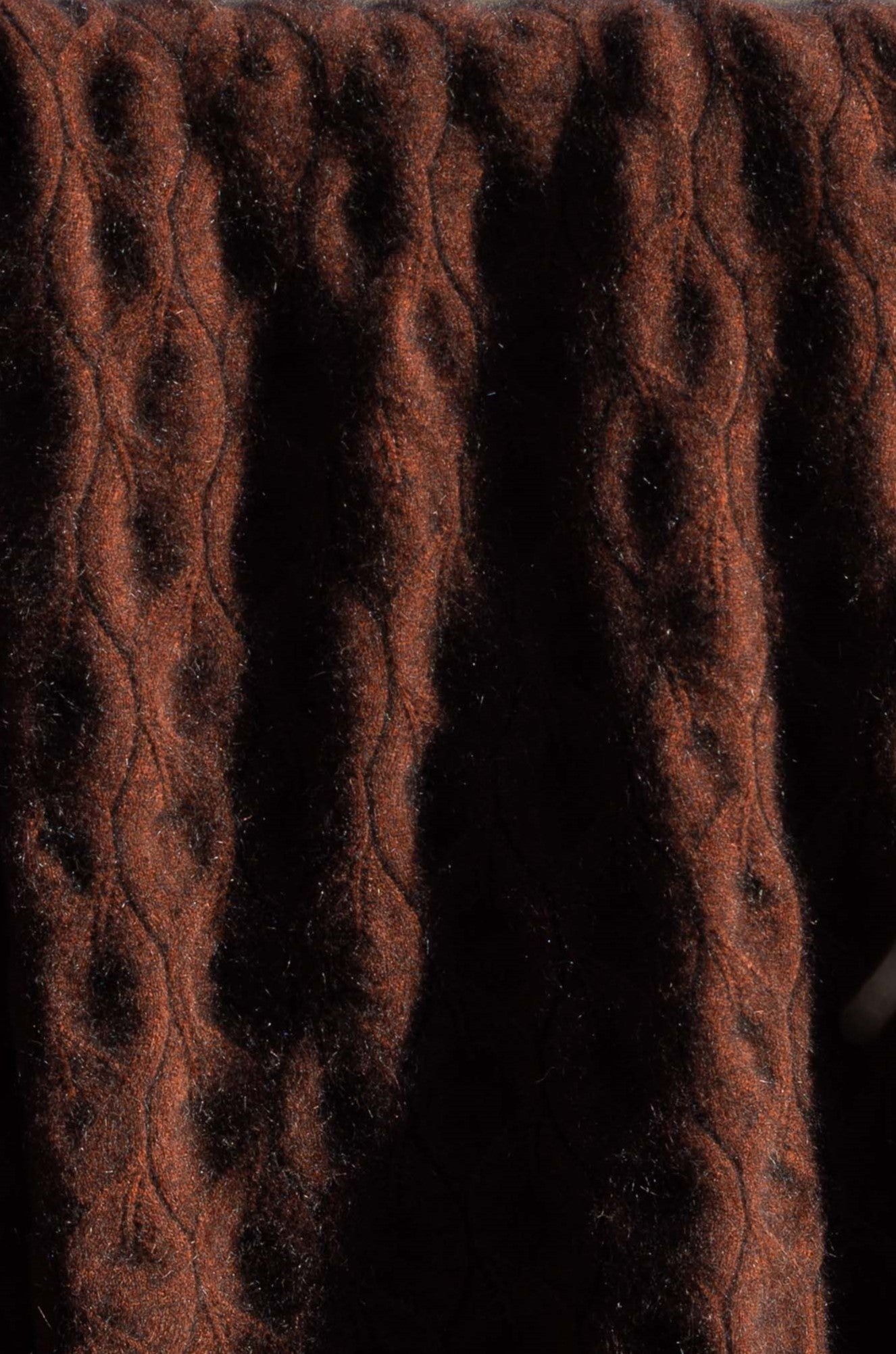 The Liz Leaf Design Blanket features a beautifully textured, cable-knit pattern, irresistibly warm, perfect for cozying up during cooler months or drape over a bed, chair or couch to add a touch of luxury. Made in NZ by Noble Wilde.