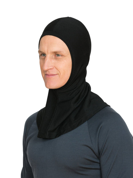 Brass Monkeys balaclava is made in New Zealand from 100% fine merino wool durable yet soft & comfortable next to the skin. Perfect for any winter sport. Available only in black. One Size only - 50-60 cm. Made from superior quality merino wool, you will love this merino balaclava. 
