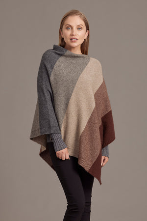 McDonald Ombre Poncho is their signature piece available in eight beautiful colour combinations. The incredible drape and classic style of this poncho will make it your go-to piece whenever there is a chill in the air.