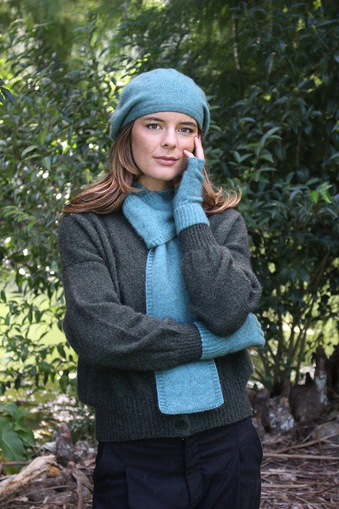Plain Beret - Possum Merino