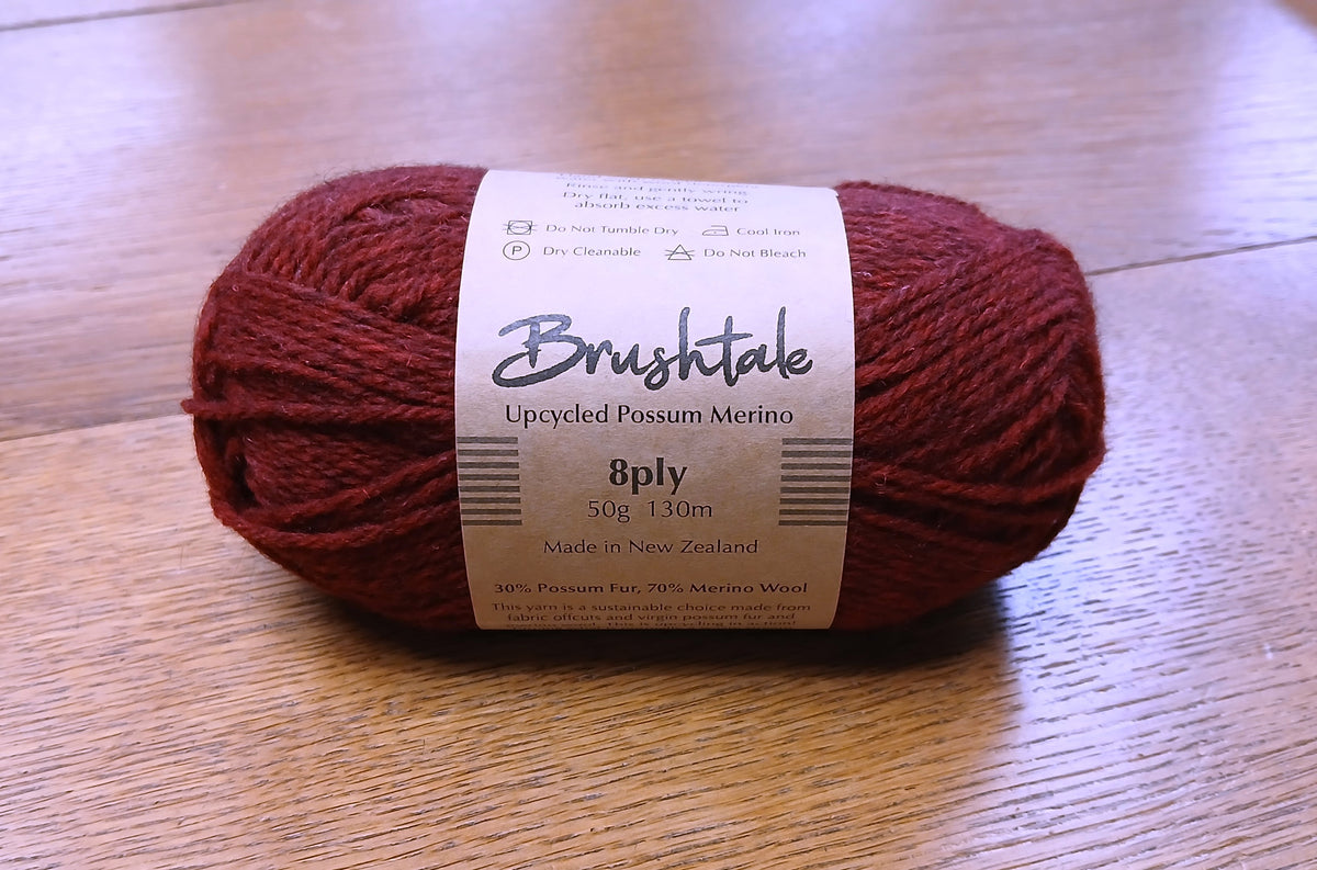 Brushtale Yarn 8 Ply - Red