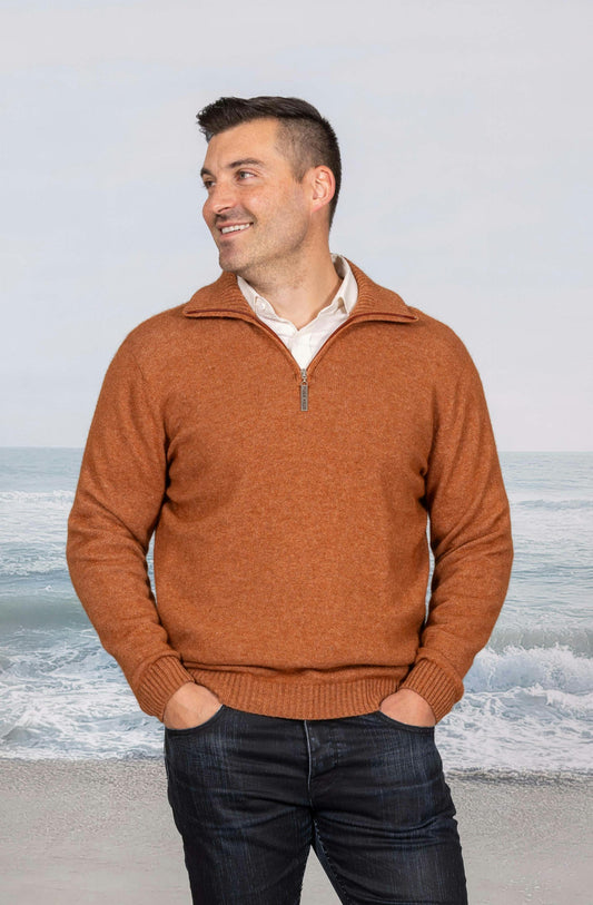 Mens Half Zip - Saisons - Summer Possum